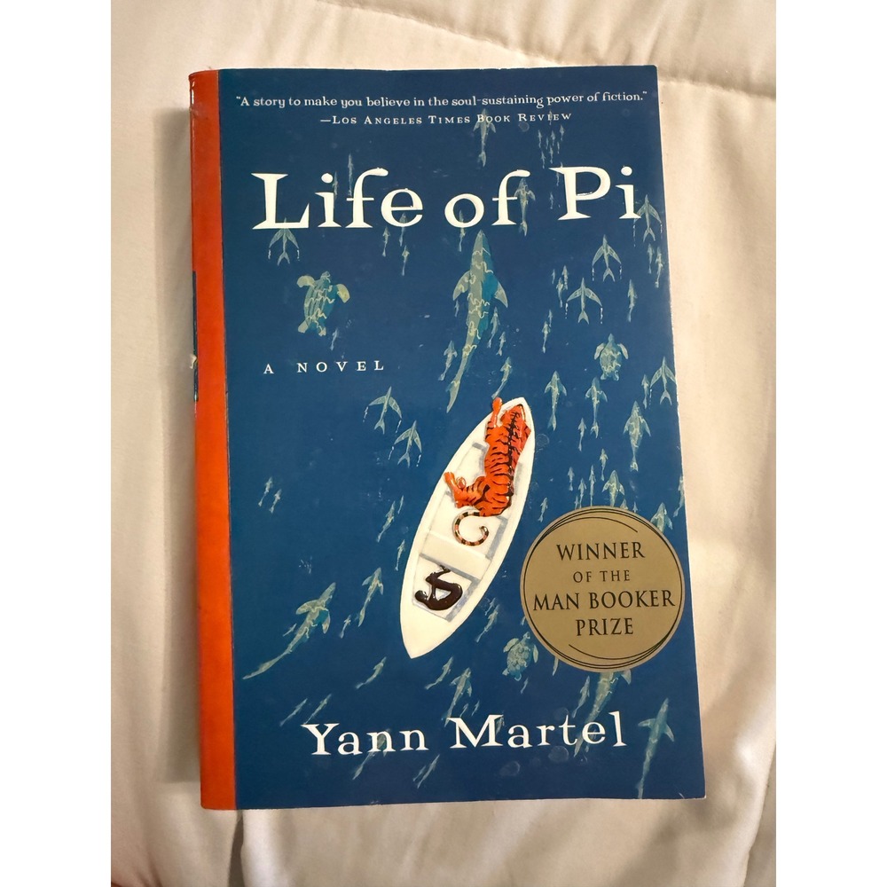 Life of Pi Yann Martel Paperback Novel Man Booker Prize Winner Harvest Book